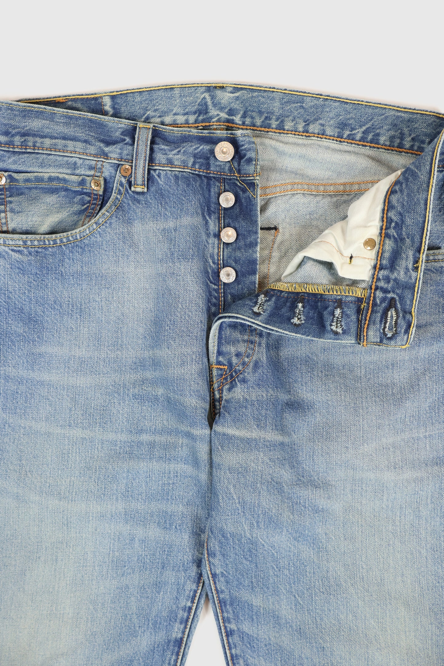 Vintage Levi's 501 Straight Fit Button-Fly Jeans Image 3