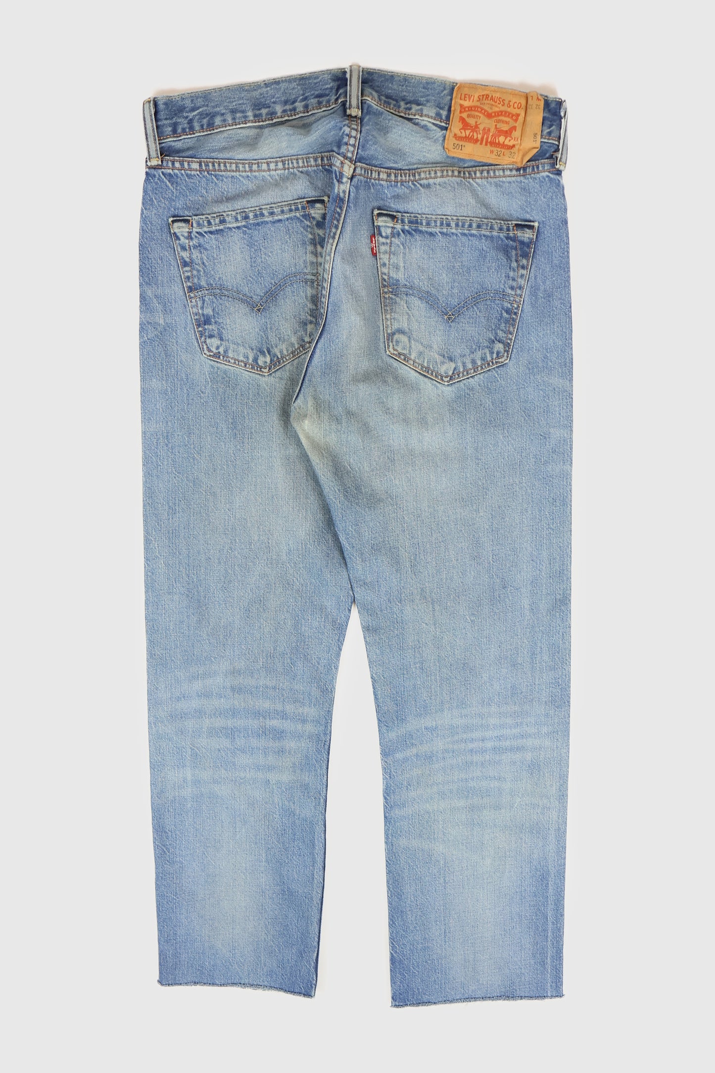 Vintage Levi's 501 Straight Fit Button-Fly Jeans Image 1