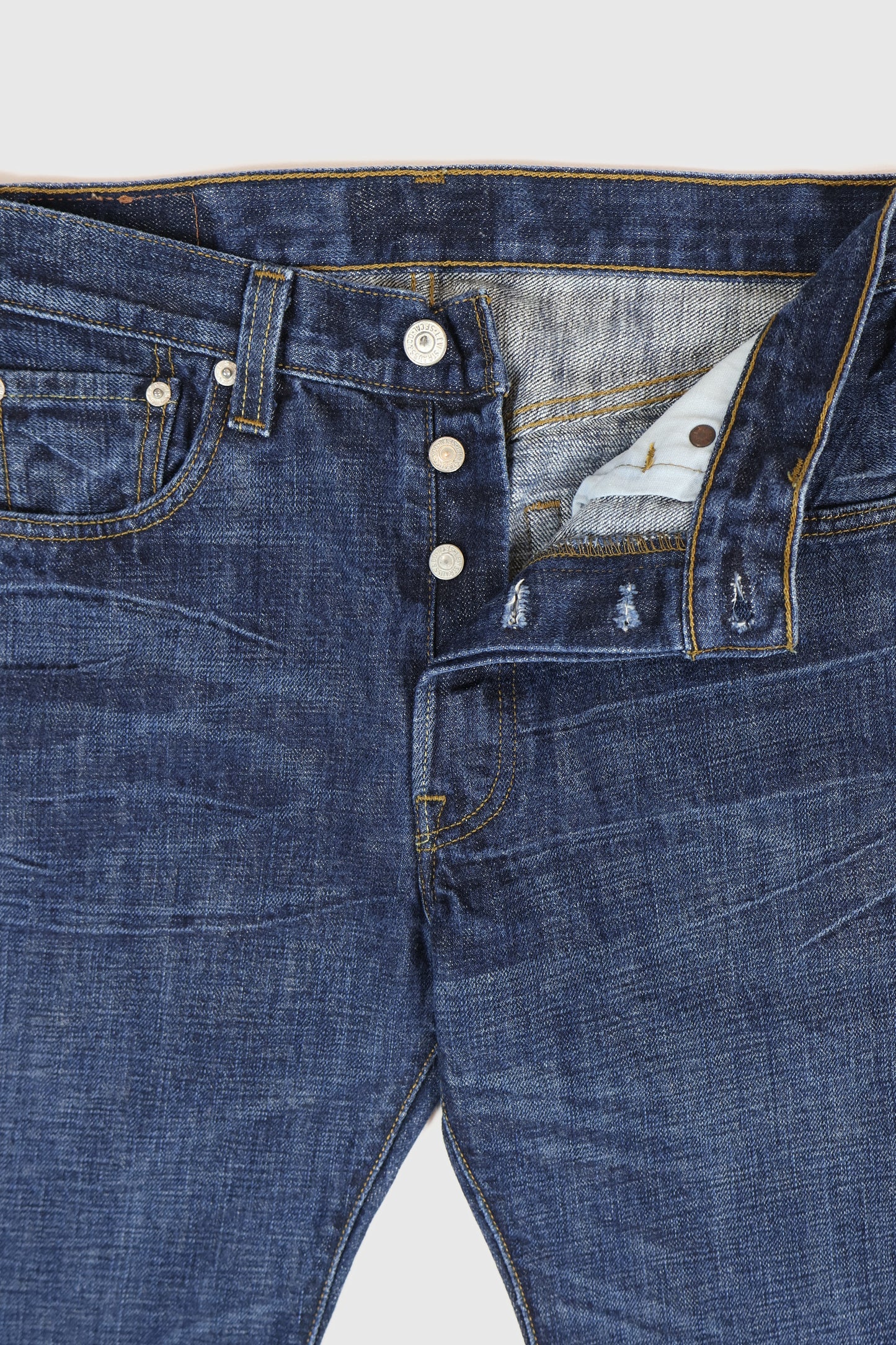 Vintage Levi's 501 Straight Fit Button-Fly Jeans 02