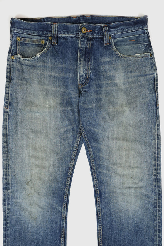 Vintage Faded Levis Straight Fit Jeans Image 2