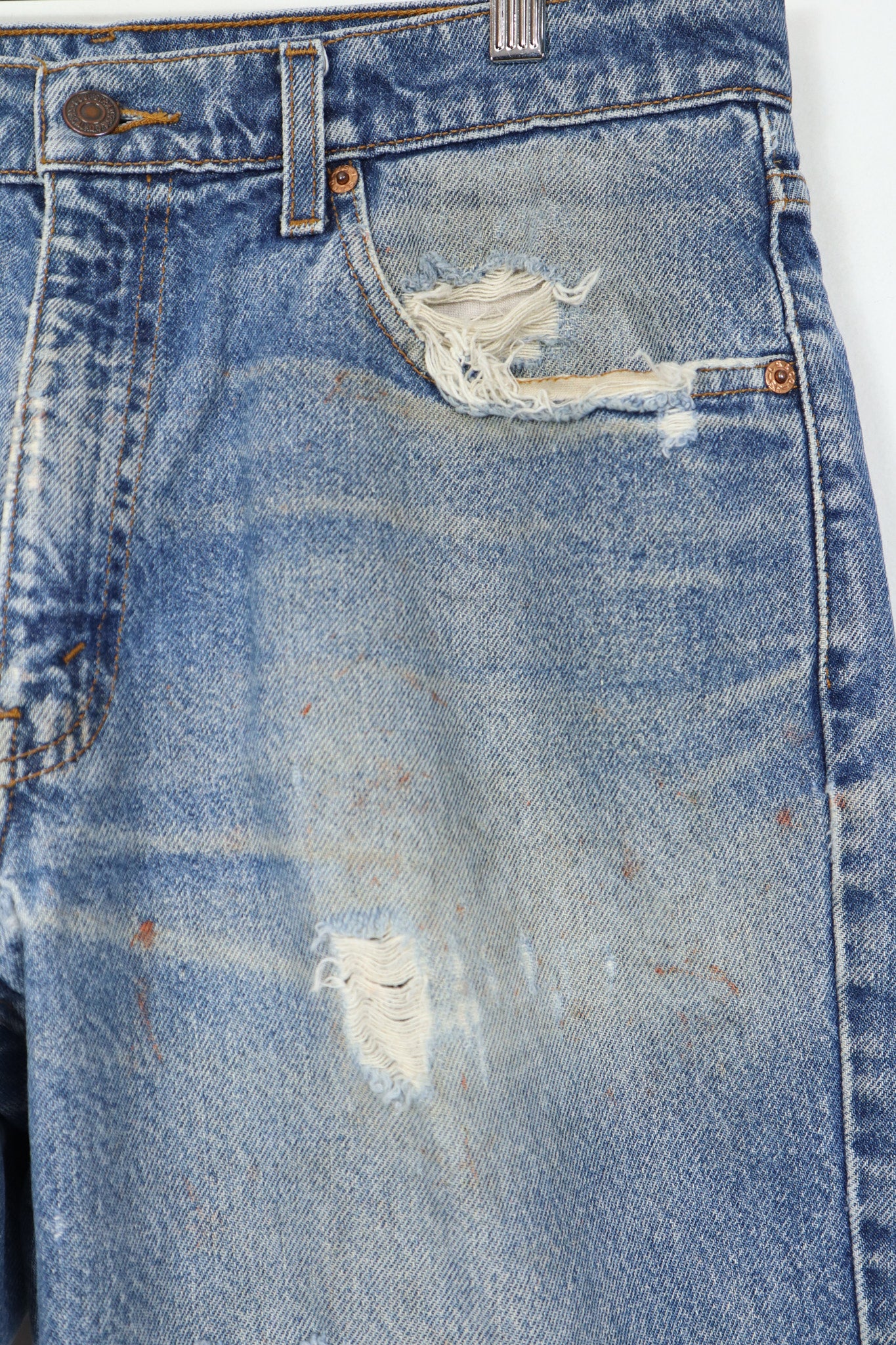 Vintage Levi's Distressed Jean Shorts