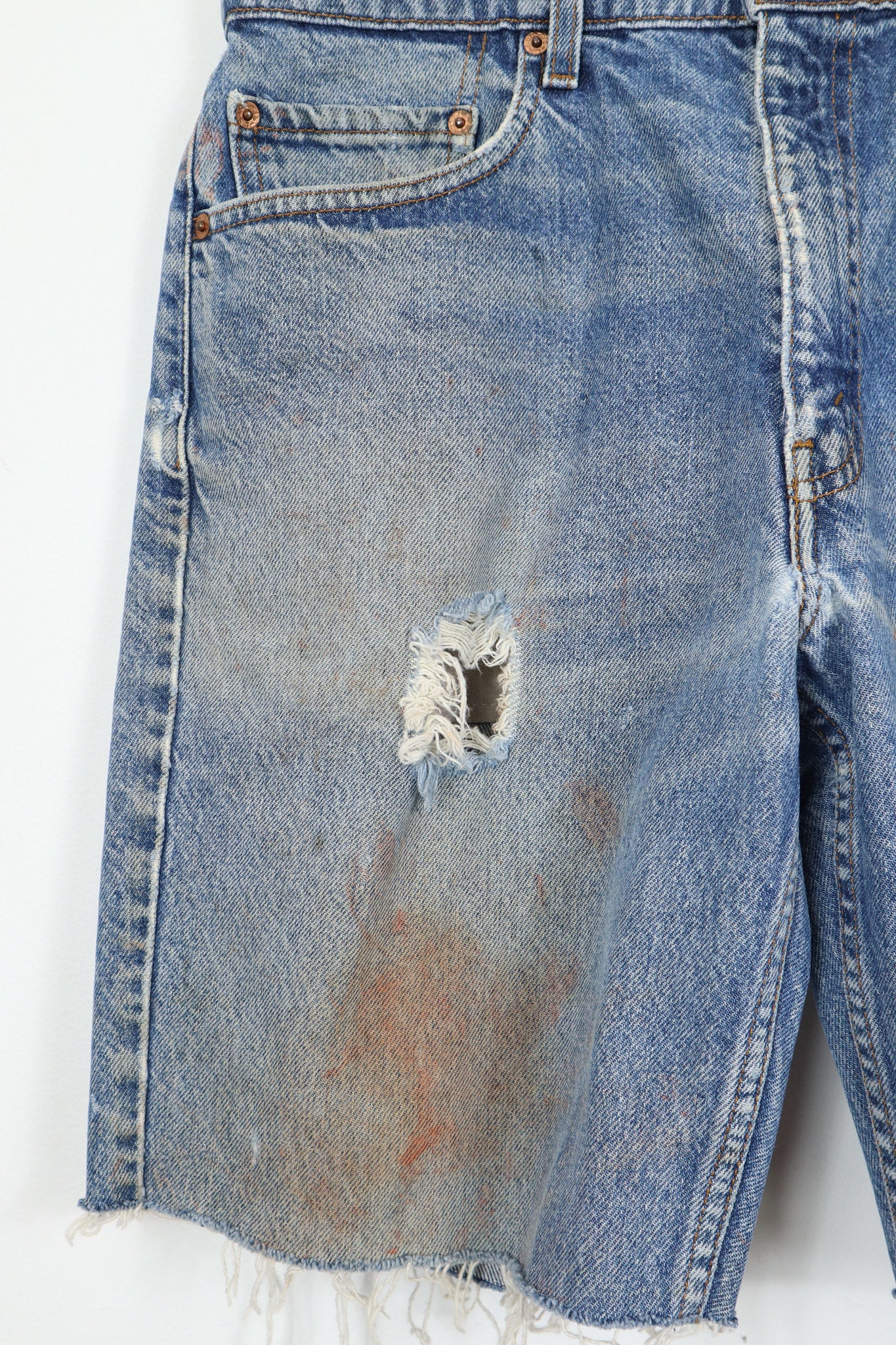 Vintage Levi's Distressed Jean Shorts