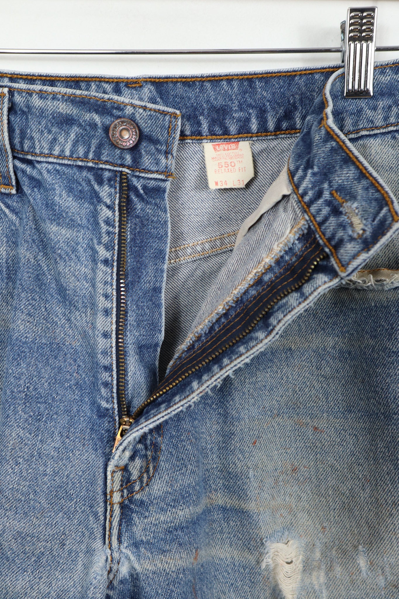 Vintage Levi's Distressed Jean Shorts