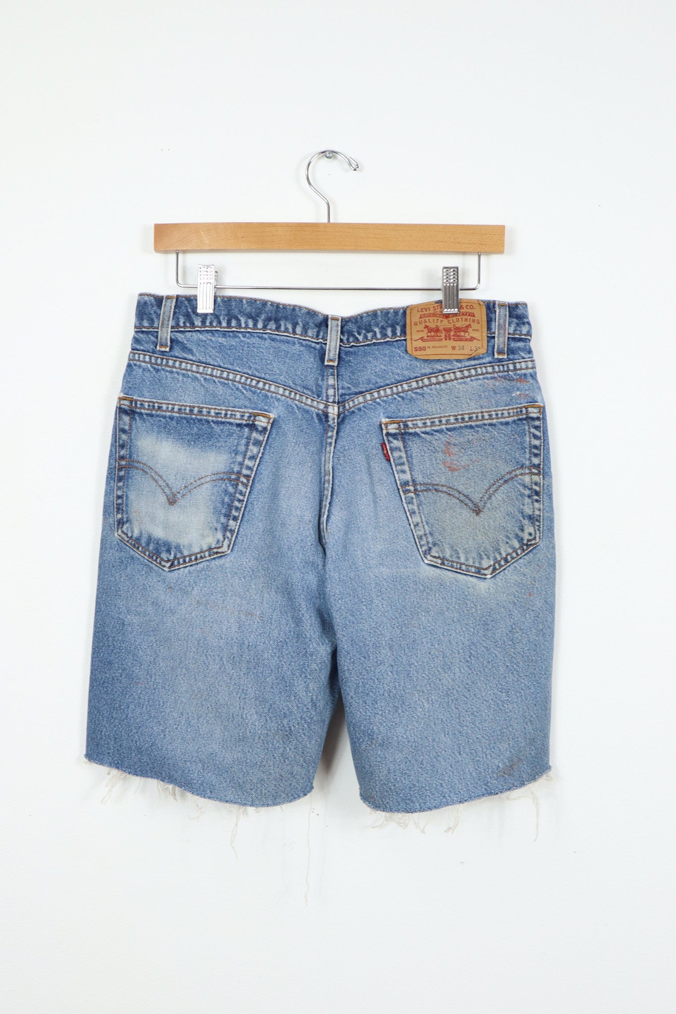 Vintage Levi's Distressed Jean Shorts