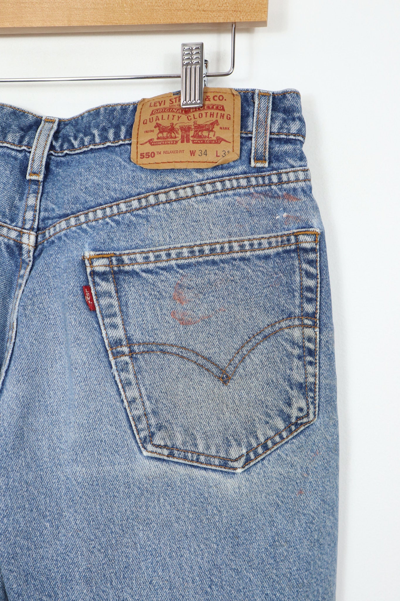 Vintage Levi's Distressed Jean Shorts