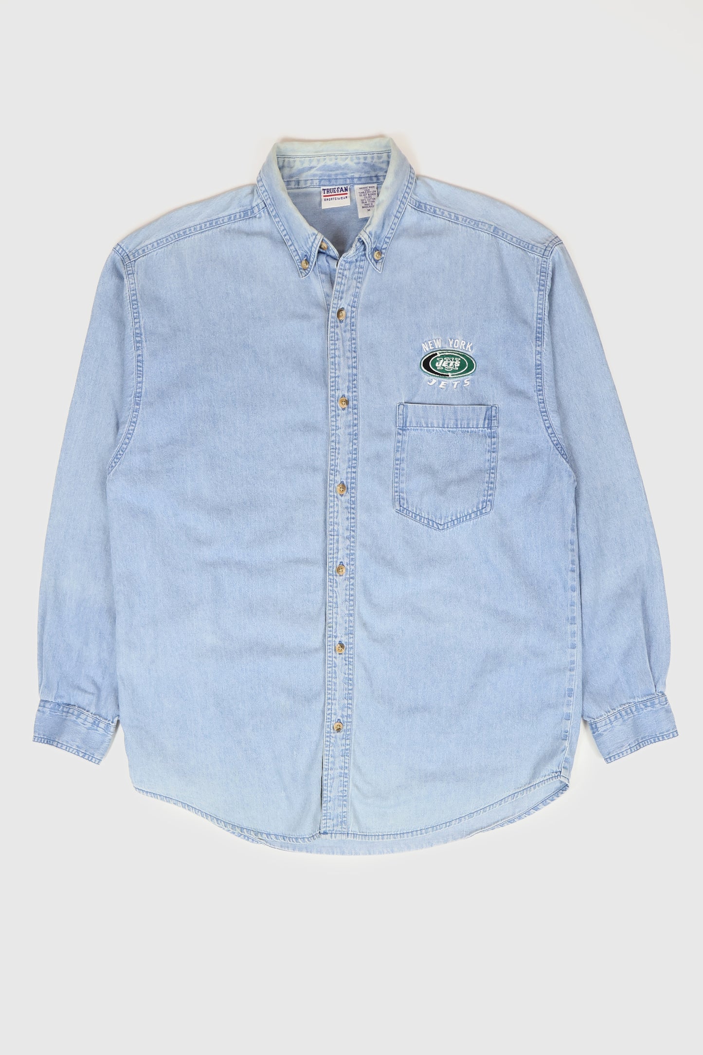 Vintage New York Jets Button-Down Shirt Image 0
