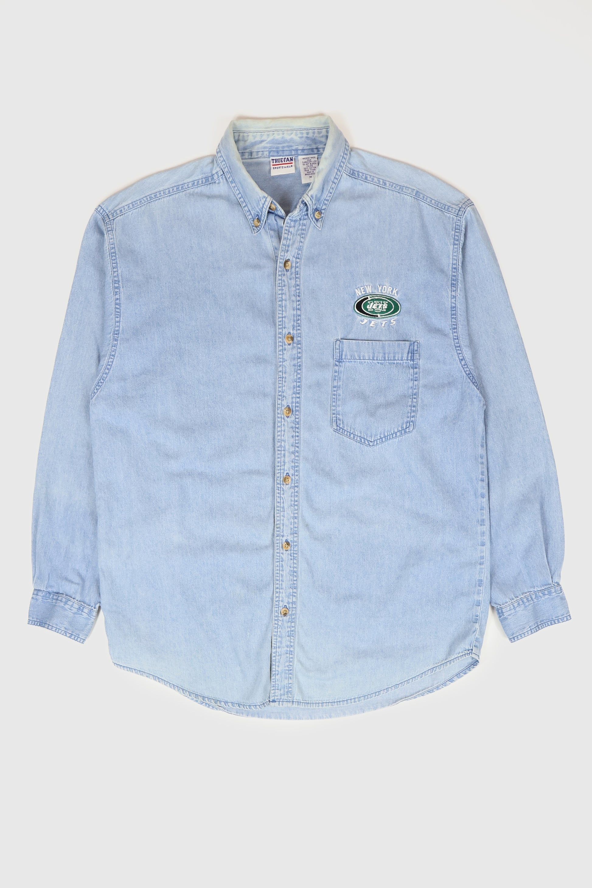 Vintage New York Jets Button-Down Shirt Image 0