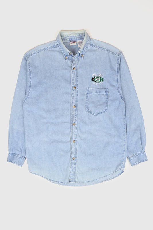 Vintage New York Jets Button-Down Shirt Image 0