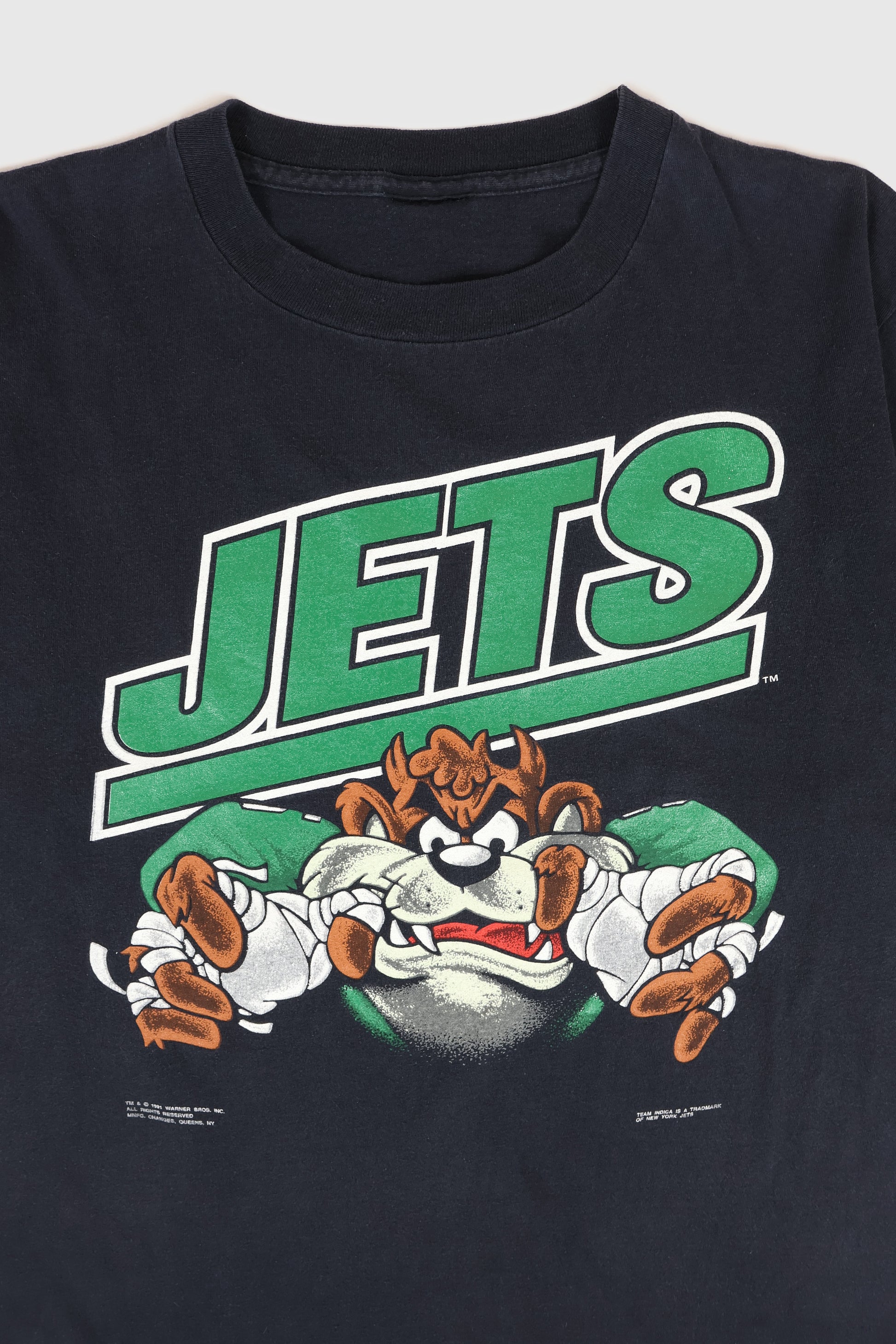 Vintage New York Jets Taz Tee Image 1