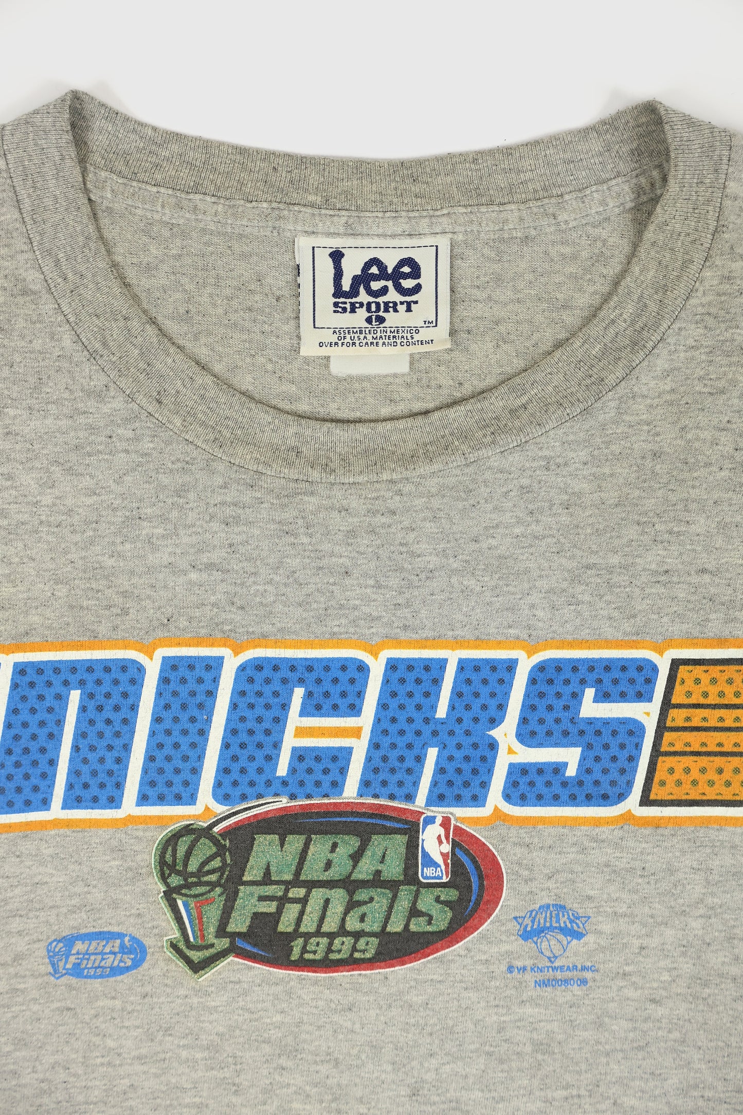 Vintage New York Knicks 1999 NBA Finals Tee Image 2