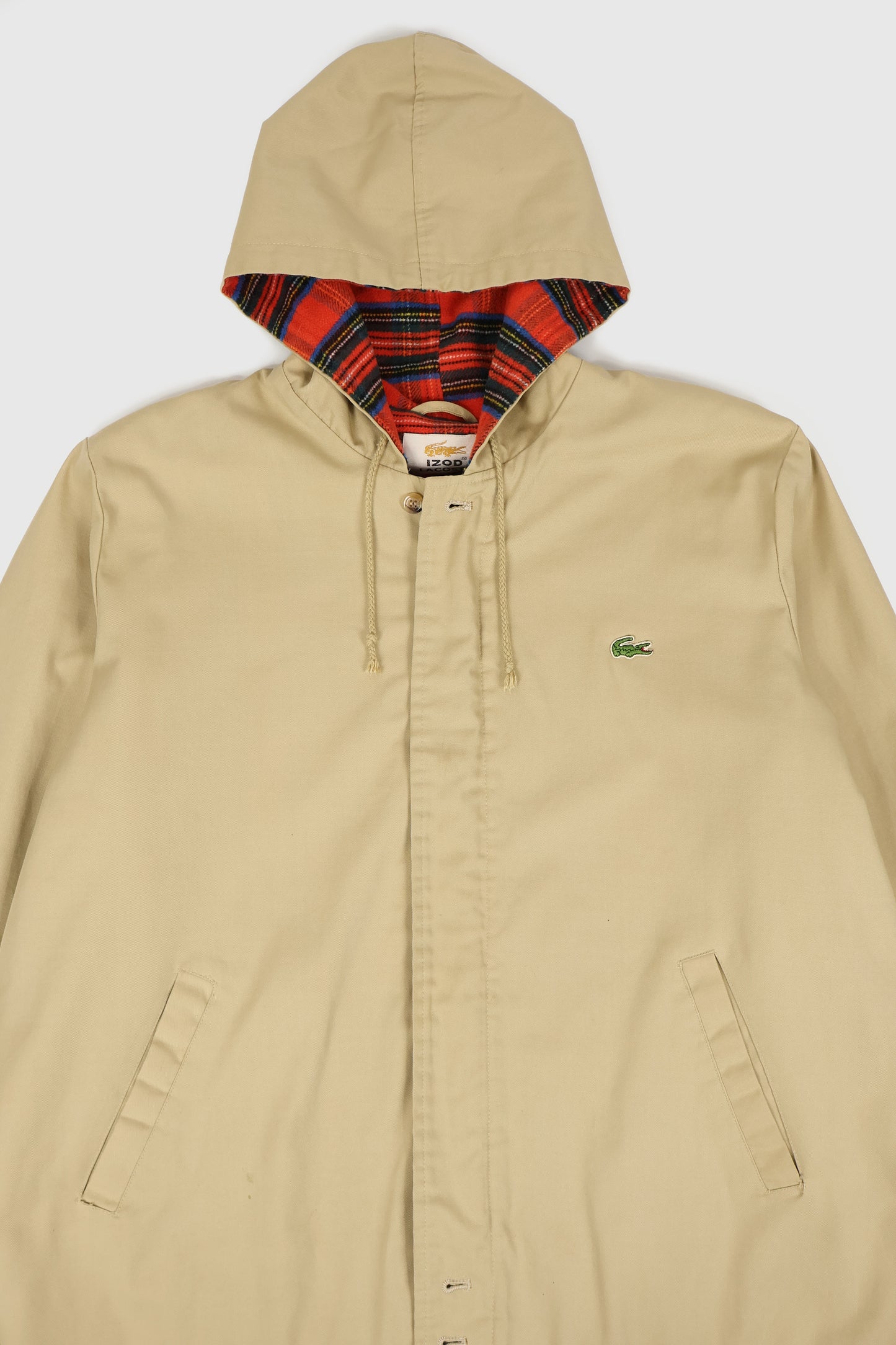 Vintage Lacoste Full Zip Hooded Jacket Image 1