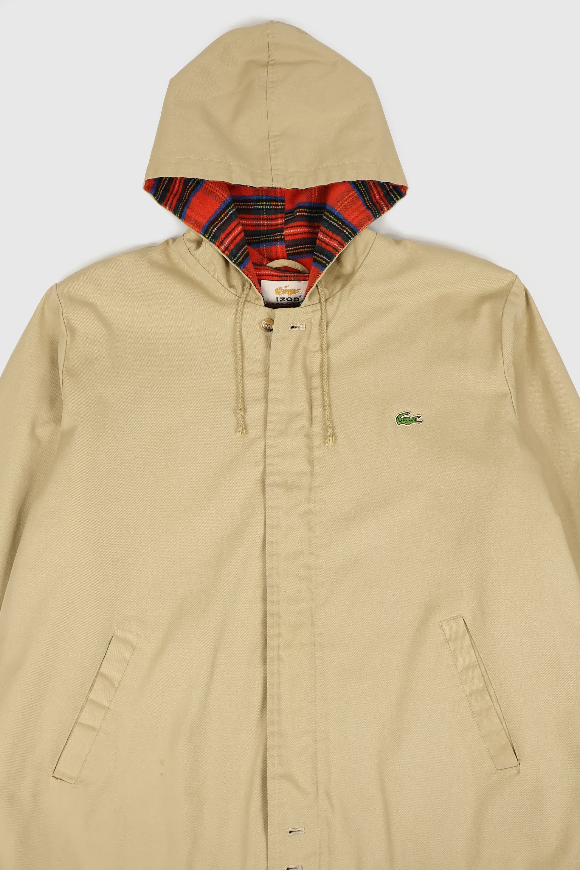 Vintage Lacoste Full Zip Hooded Jacket Image 1