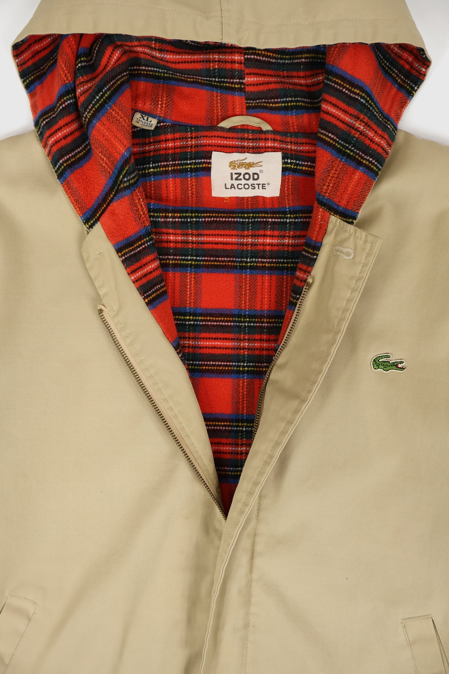 Vintage Lacoste Full Zip Hooded Jacket Image 2