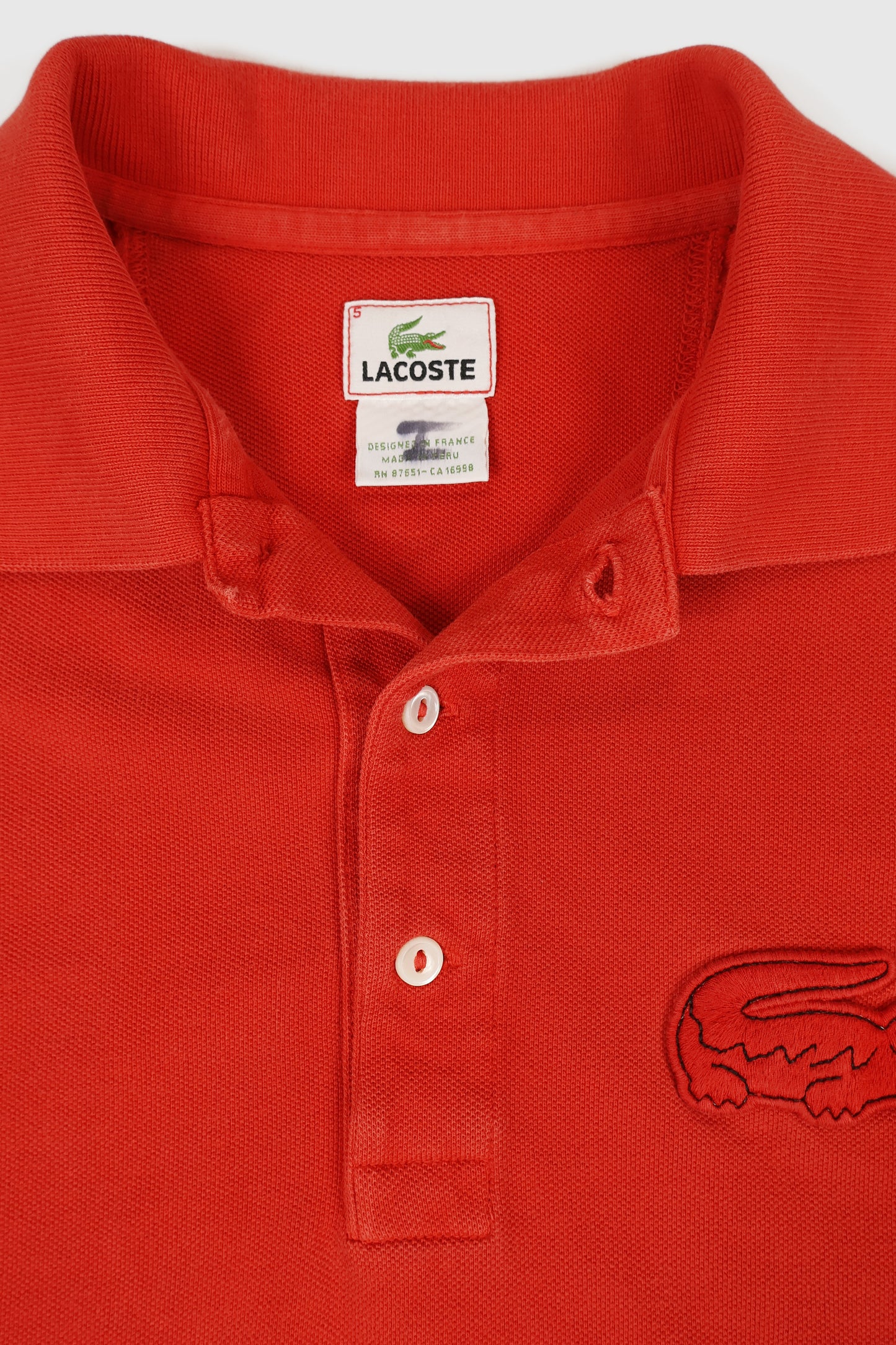 Vintage Lacoste Cropped Polo Image 2