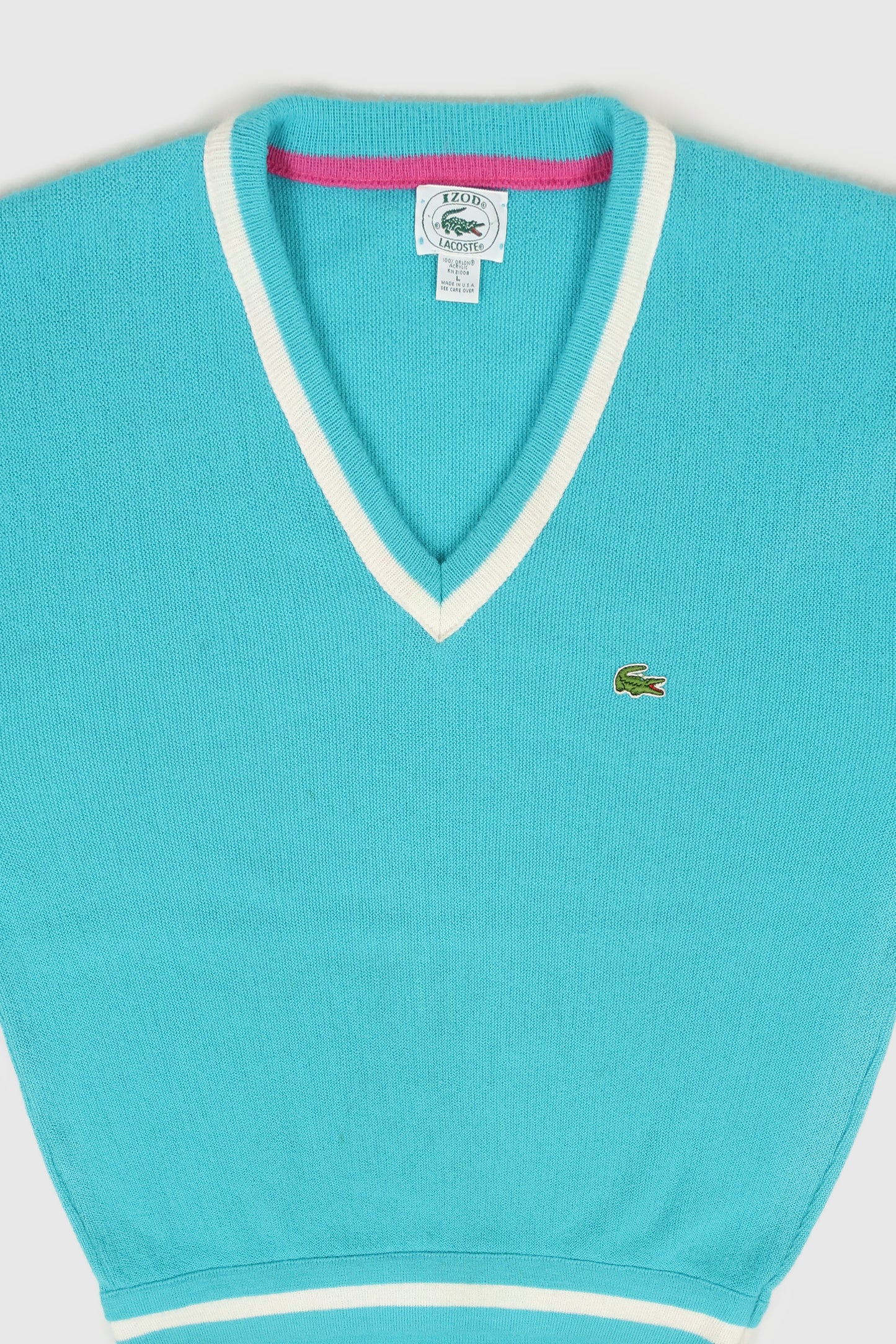 Vintage Lacoste V-neck Sweater Image 1