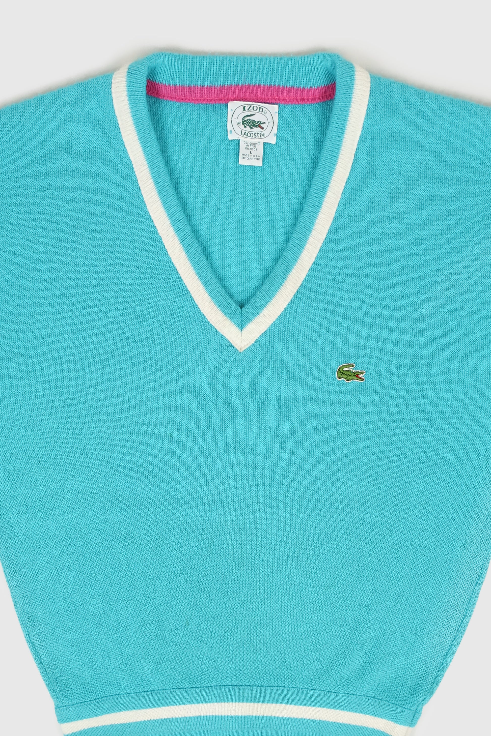 Vintage Lacoste V-neck Sweater Image 1