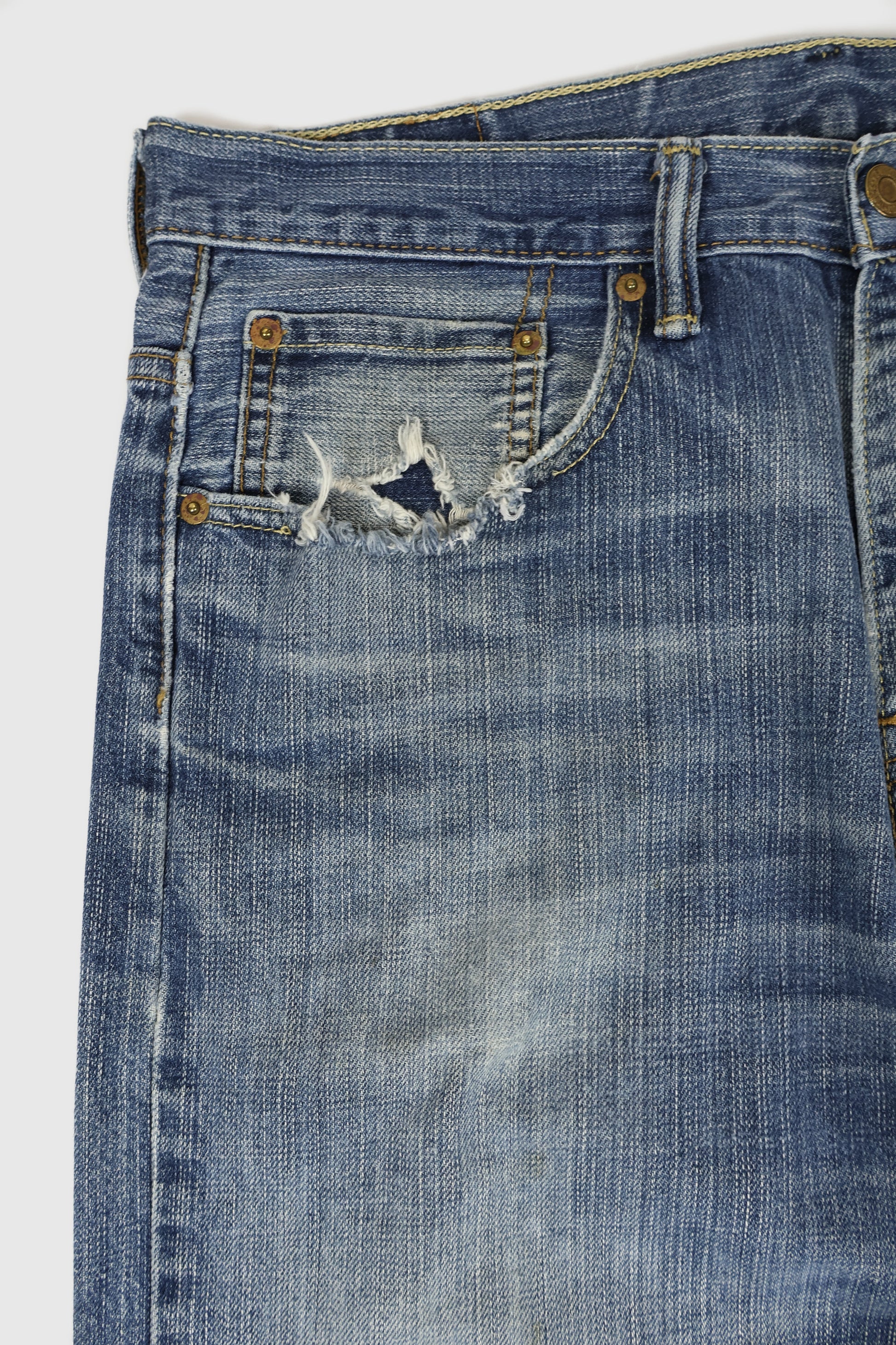 Vintage Levi's Distressed Relaxed Fit Jeans Image 3