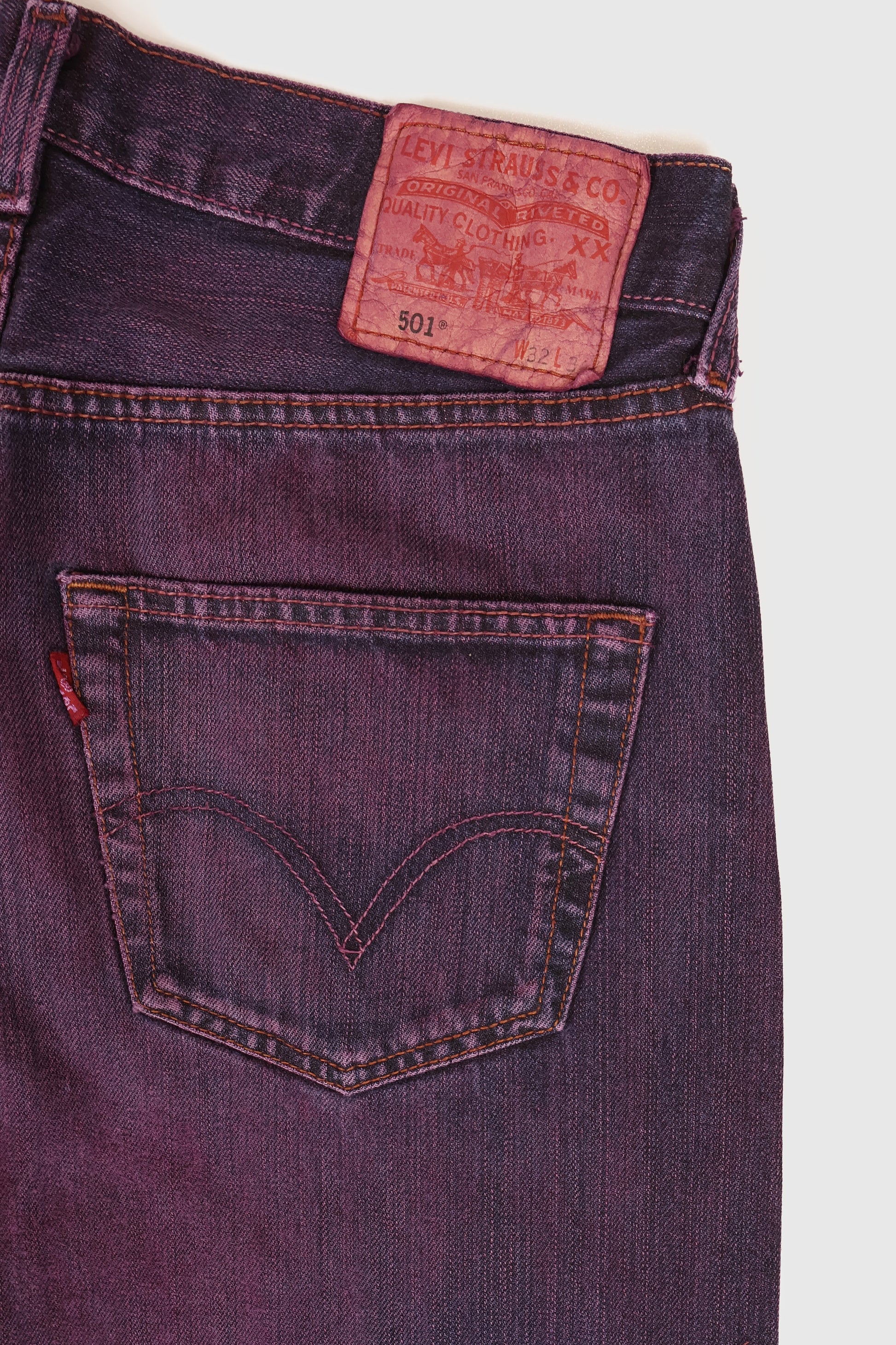 Vintage Levi's Overdyed 501 Straight Fit Jeans Image 4