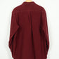 L.L. Bean Dark Red Flannel Button-Down Shirt