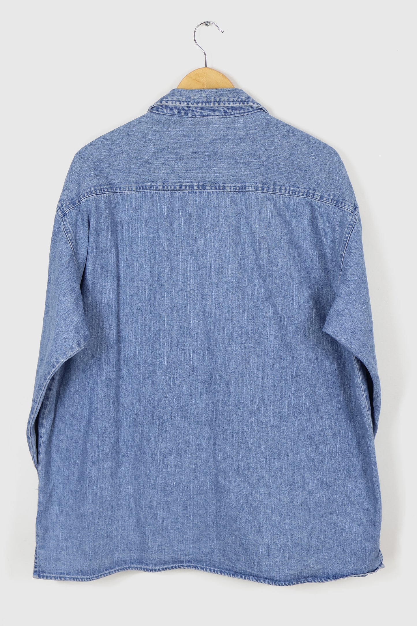 Vintage Wile E. Coyote and the Road Runner Full Zip Denim Shirt