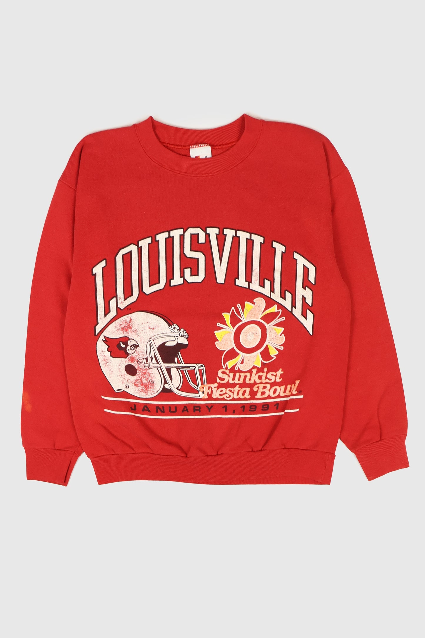 Vintage Louisville 1991 Sunkist Fiesta Bowl Crewneck Image 0