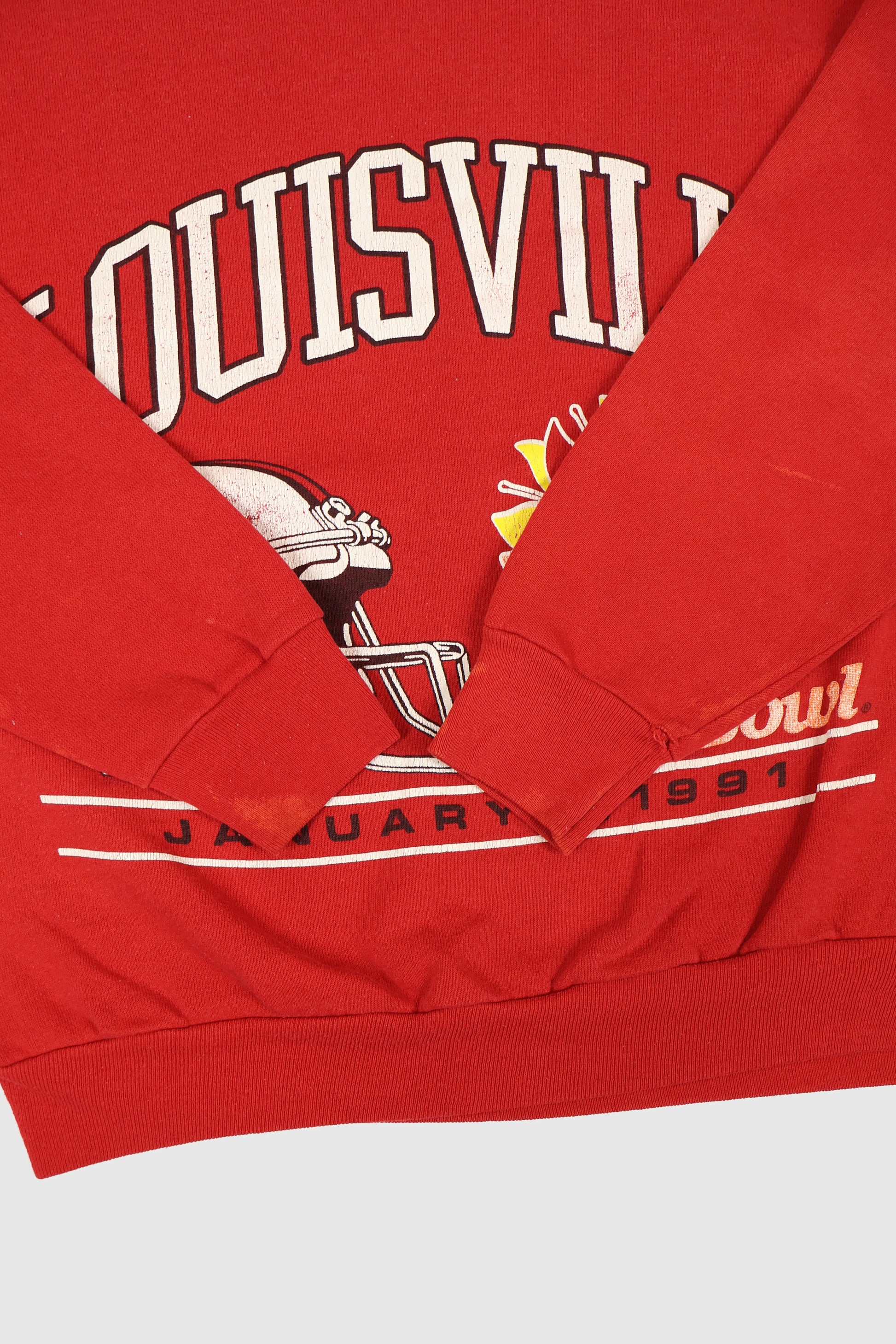 Vintage Louisville 1991 Sunkist Fiesta Bowl Crewneck Image 3