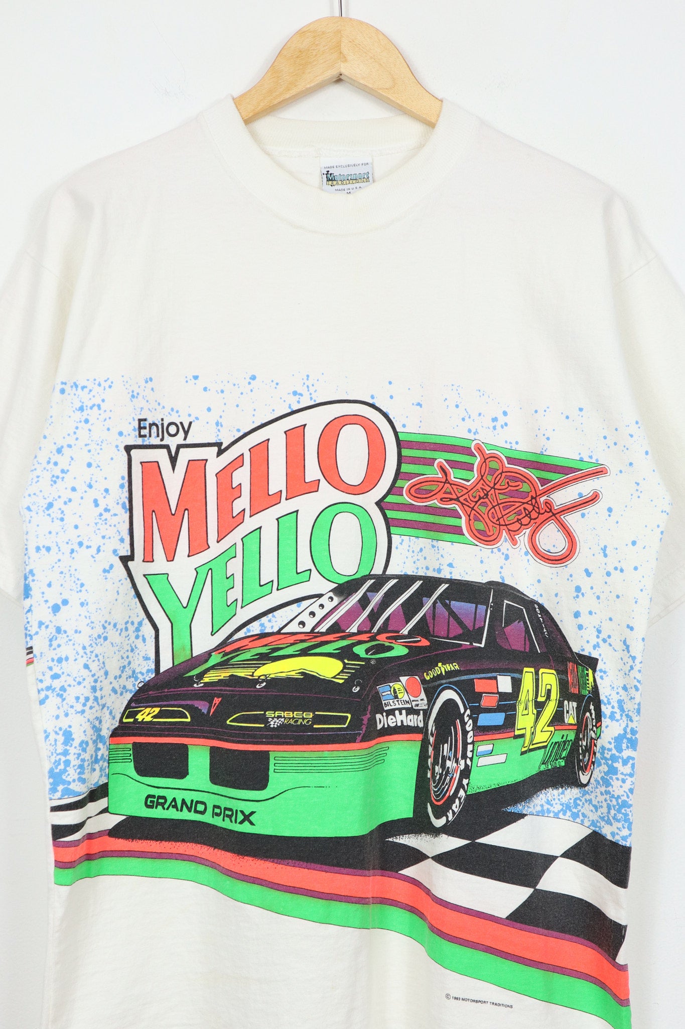Vintage Mellow Yellow NASCAR Tee