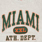 Vintage Miami Athletic Department Crewneck