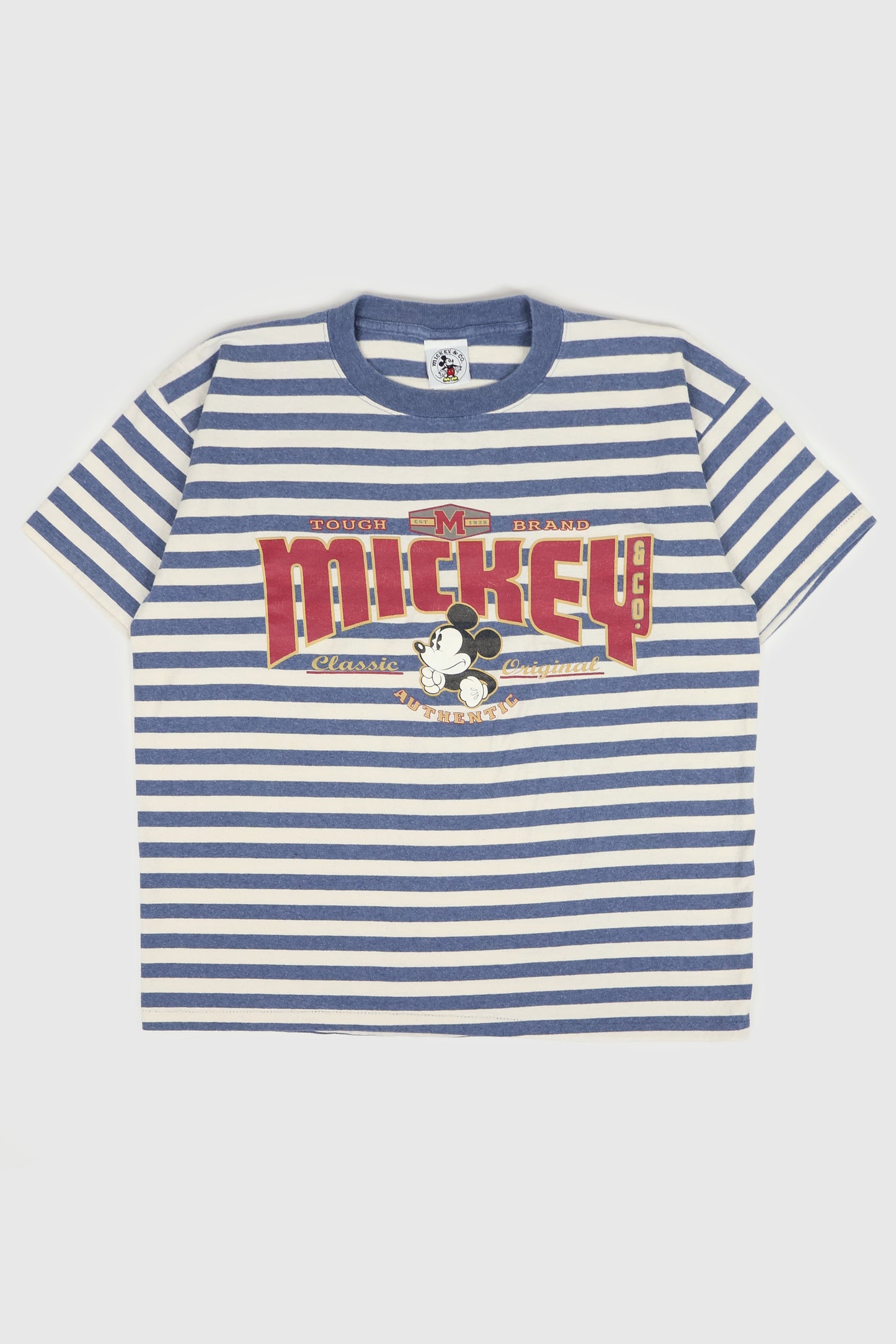 Vintage Mickey Striped Tee Image 0