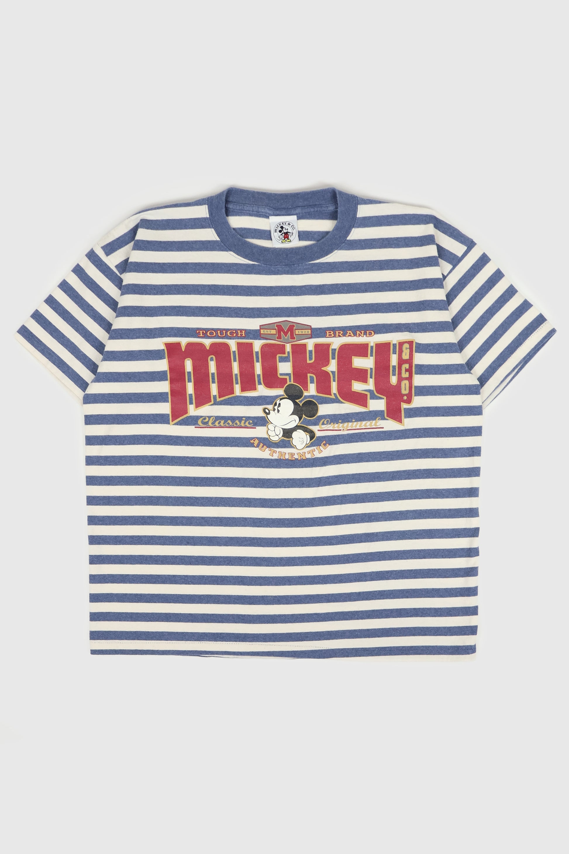 Vintage Mickey Striped Tee Image 0