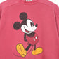 Vintage Mickey Mouse Red Crewneck