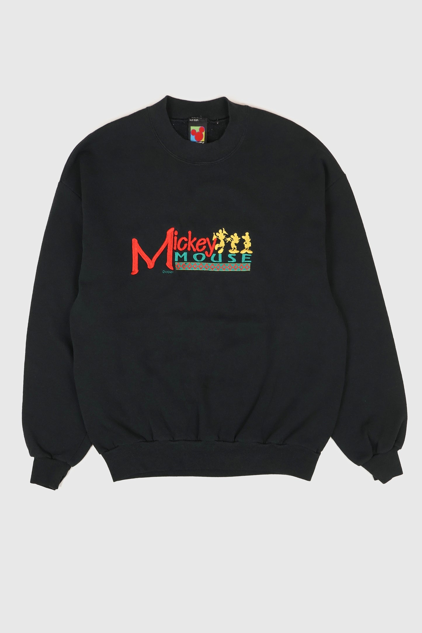 Vintage Embroidered Mickey Mouse Crewneck Image 0