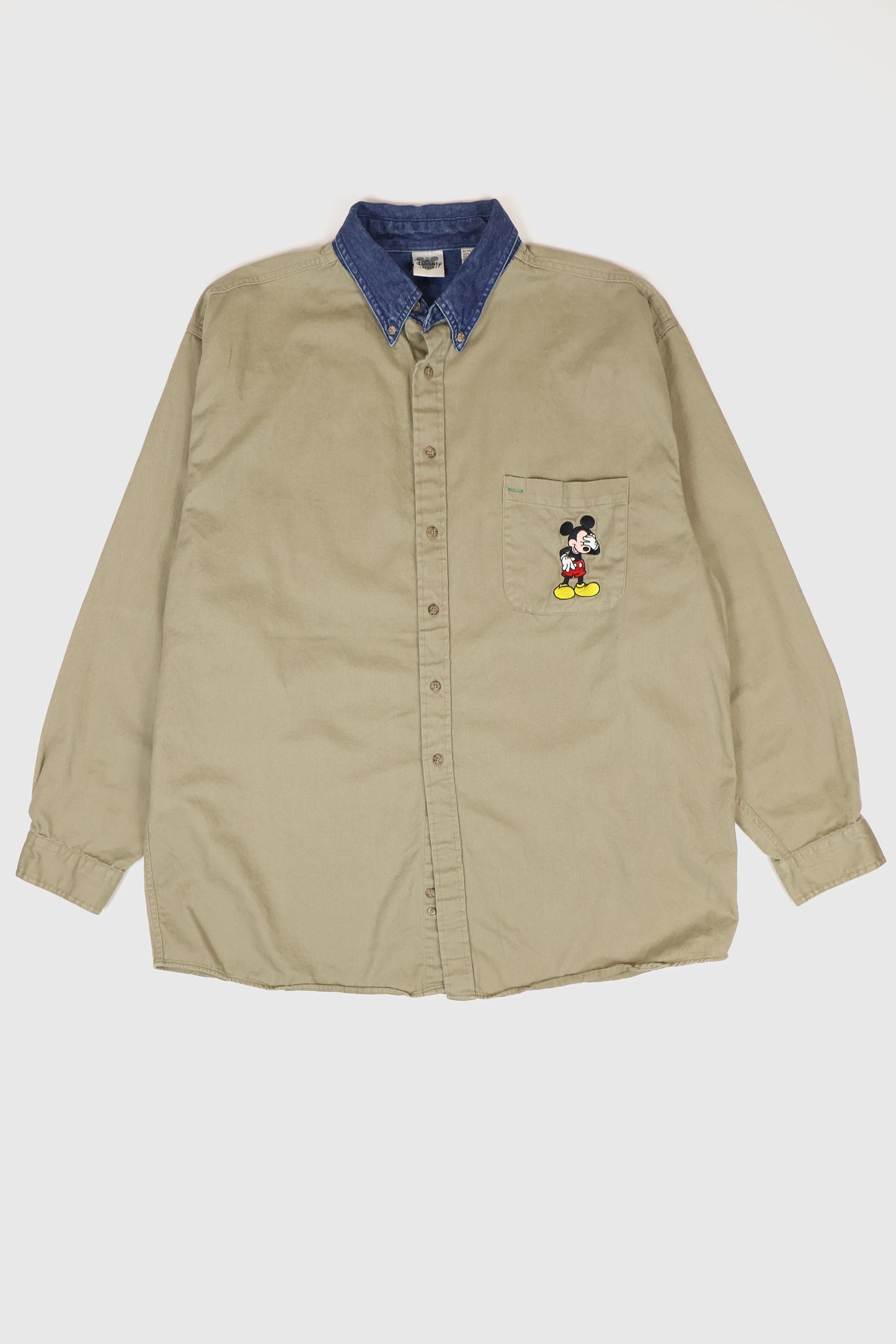 Vintage Mickey Mouse Button-Down Shirt Image 0