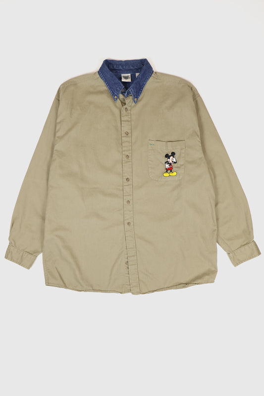 Vintage Mickey Mouse Button-Down Shirt Image 0