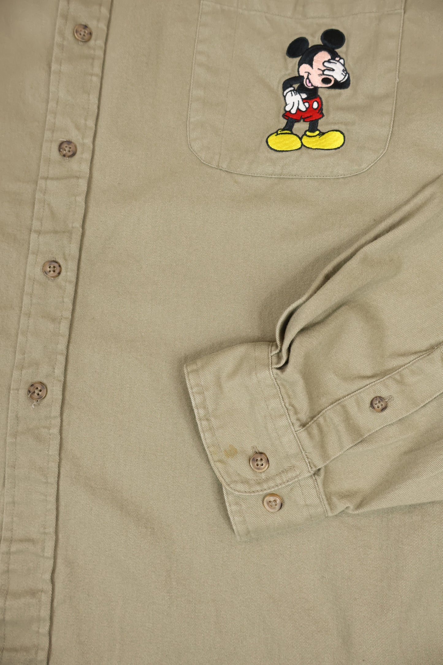 Vintage Mickey Mouse Button-Down Shirt