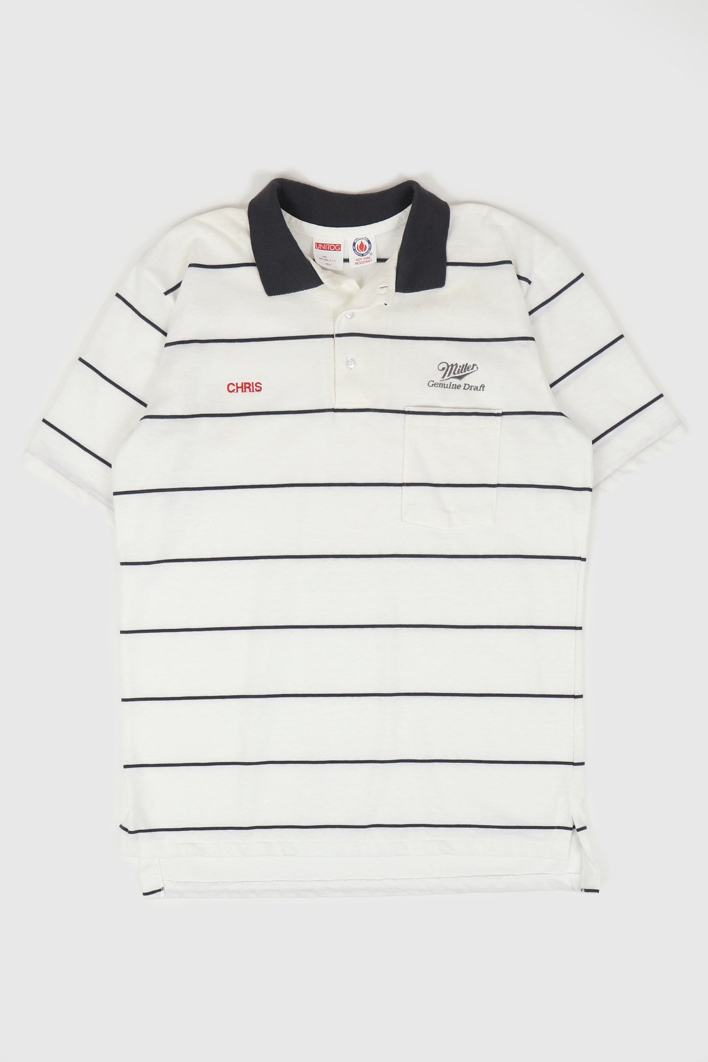 Vintage Miller Genuine Draft Polo Shirt Image 0