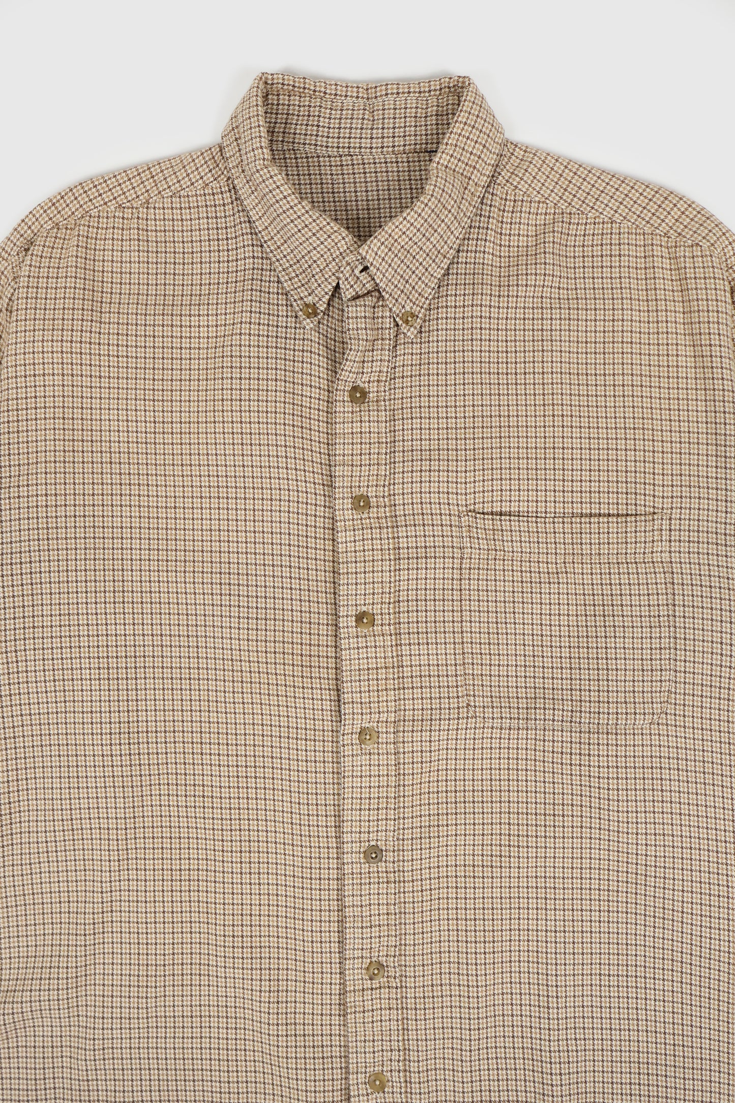 Vintage Mini Houndstooth Button-Down Shirt