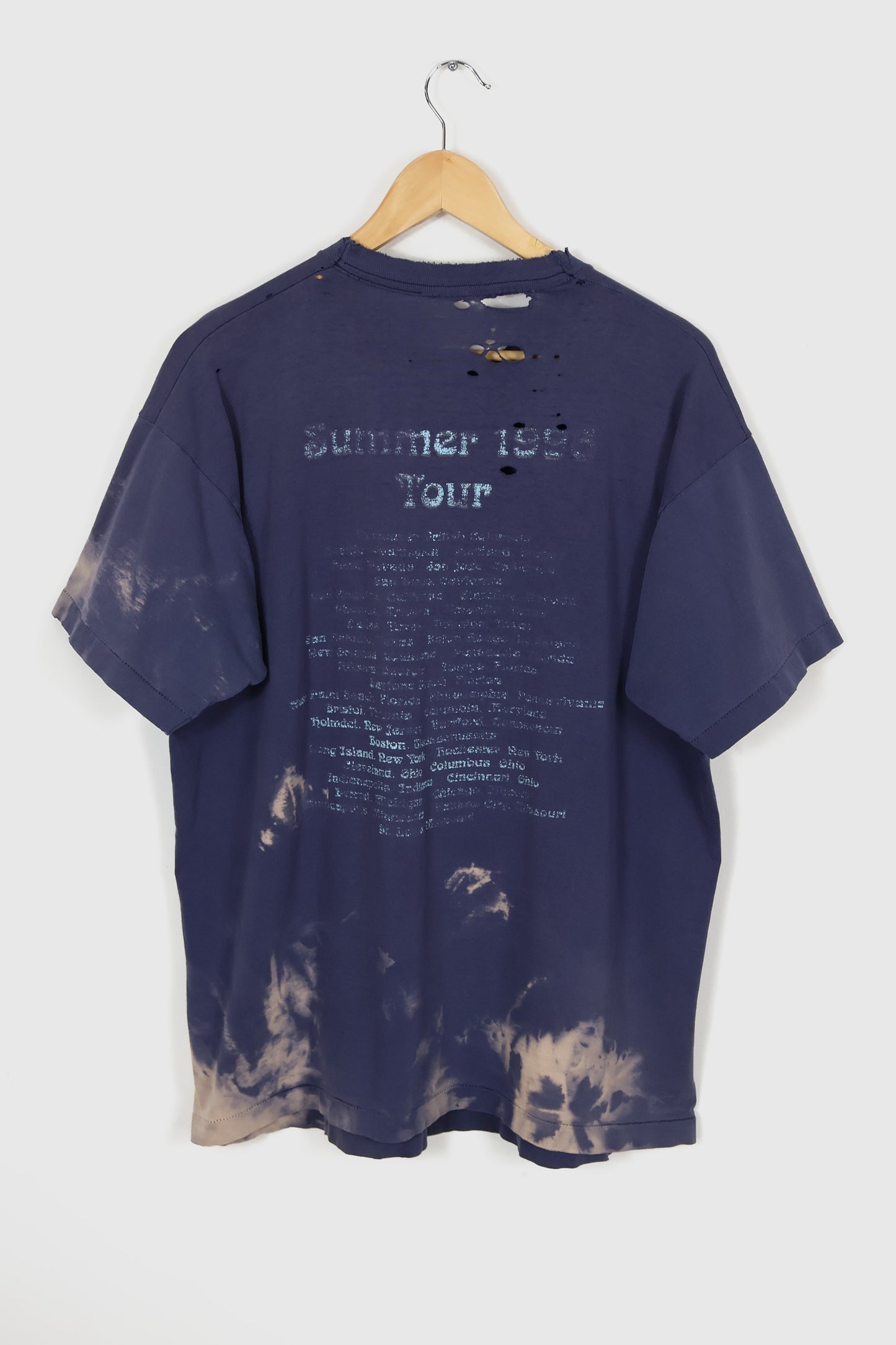 Vintage Distressed Moody Blues Summer 1996 Tour Tee