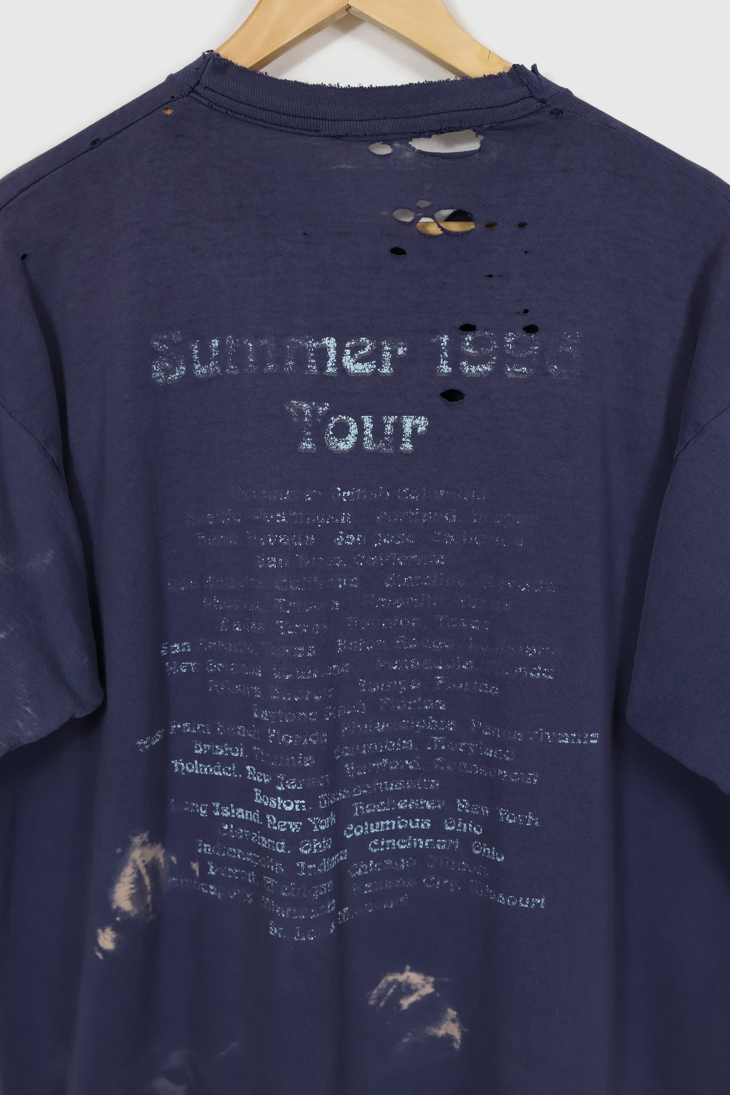 Vintage Distressed Moody Blues Summer 1996 Tour Tee