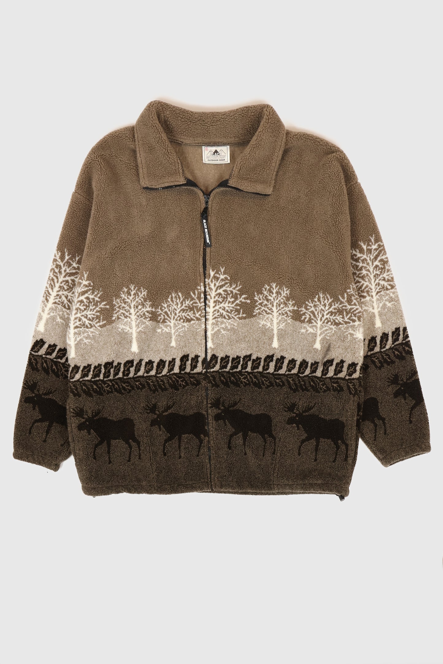 Vintage Moose Fleece Jacket Image 0