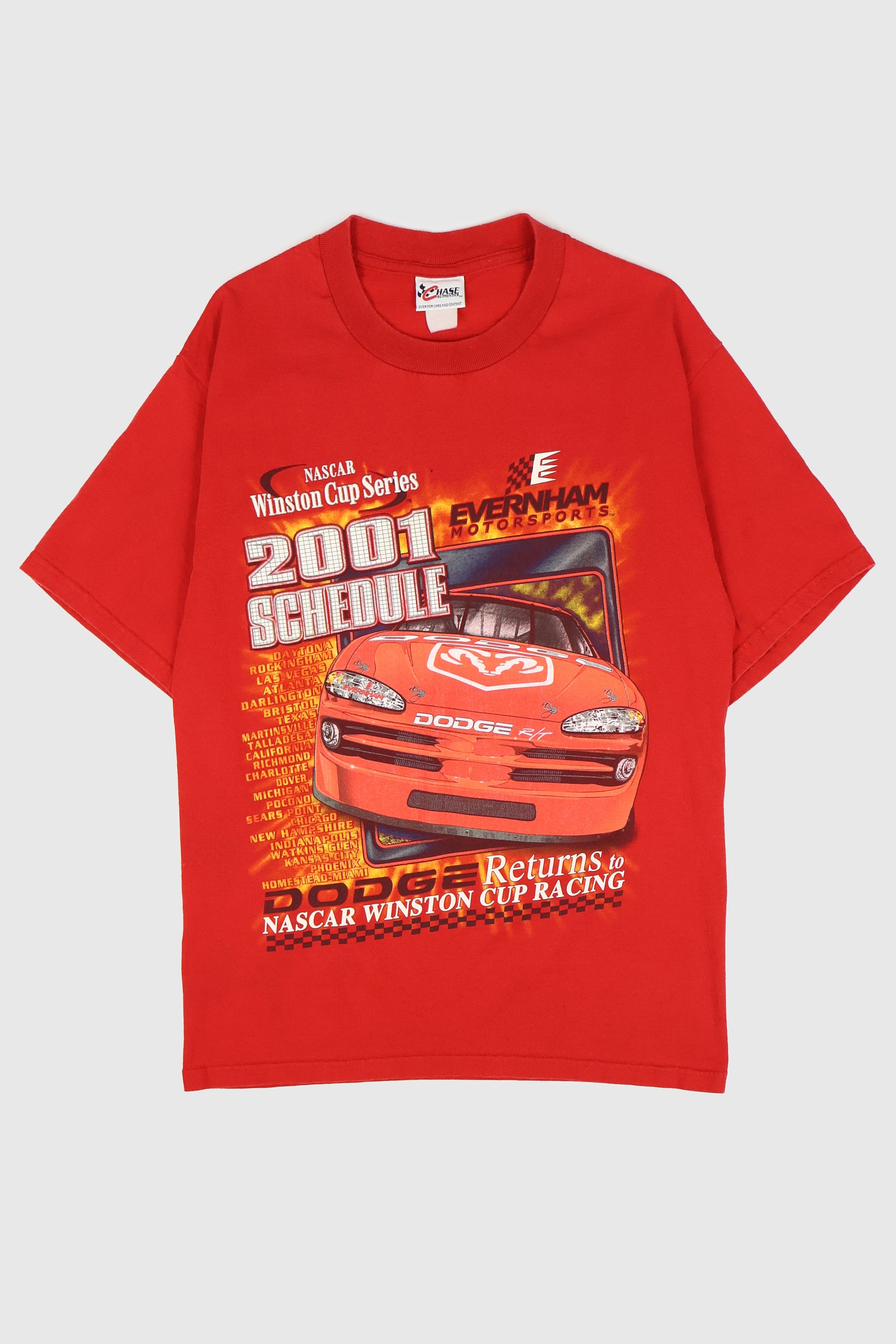 Vintage NASCAR Winston Cup Series 2001 Tee Image 0