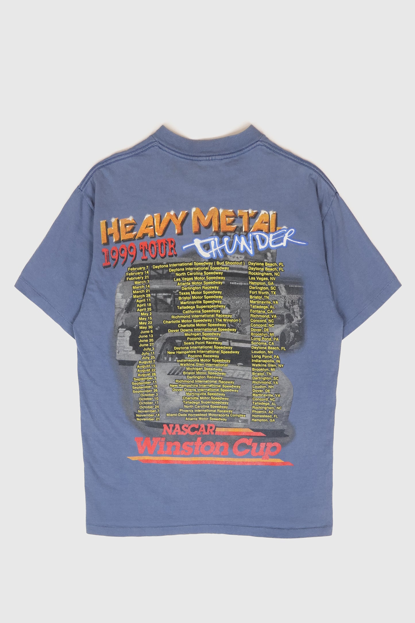 Vintage NASCAR Winston Cup 1999 Tour Tee Image 1