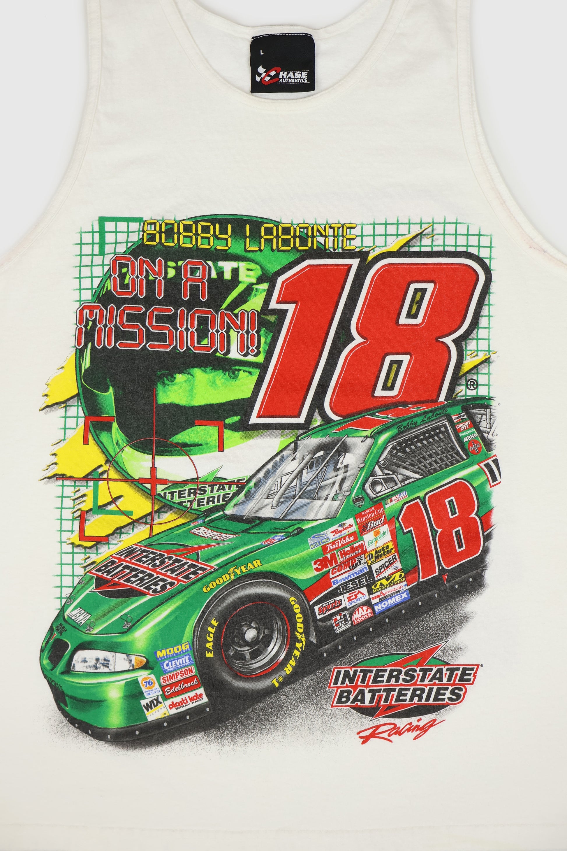Vintage Bobby Labonte Tank Top Image 2