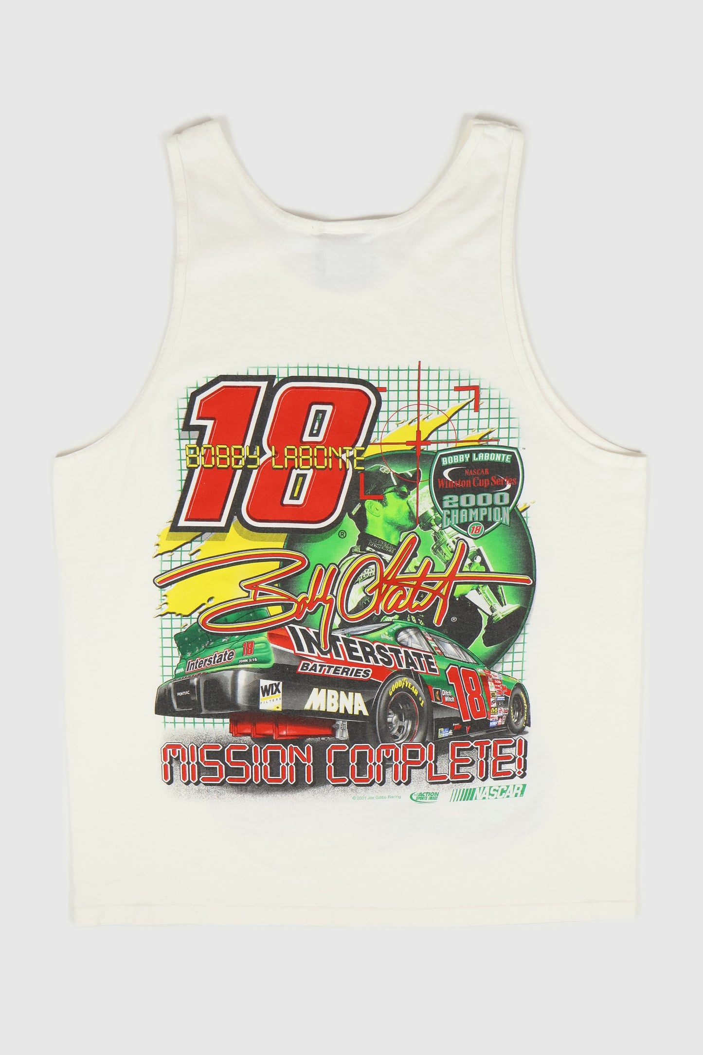 Vintage Bobby Labonte Tank Top Image 1