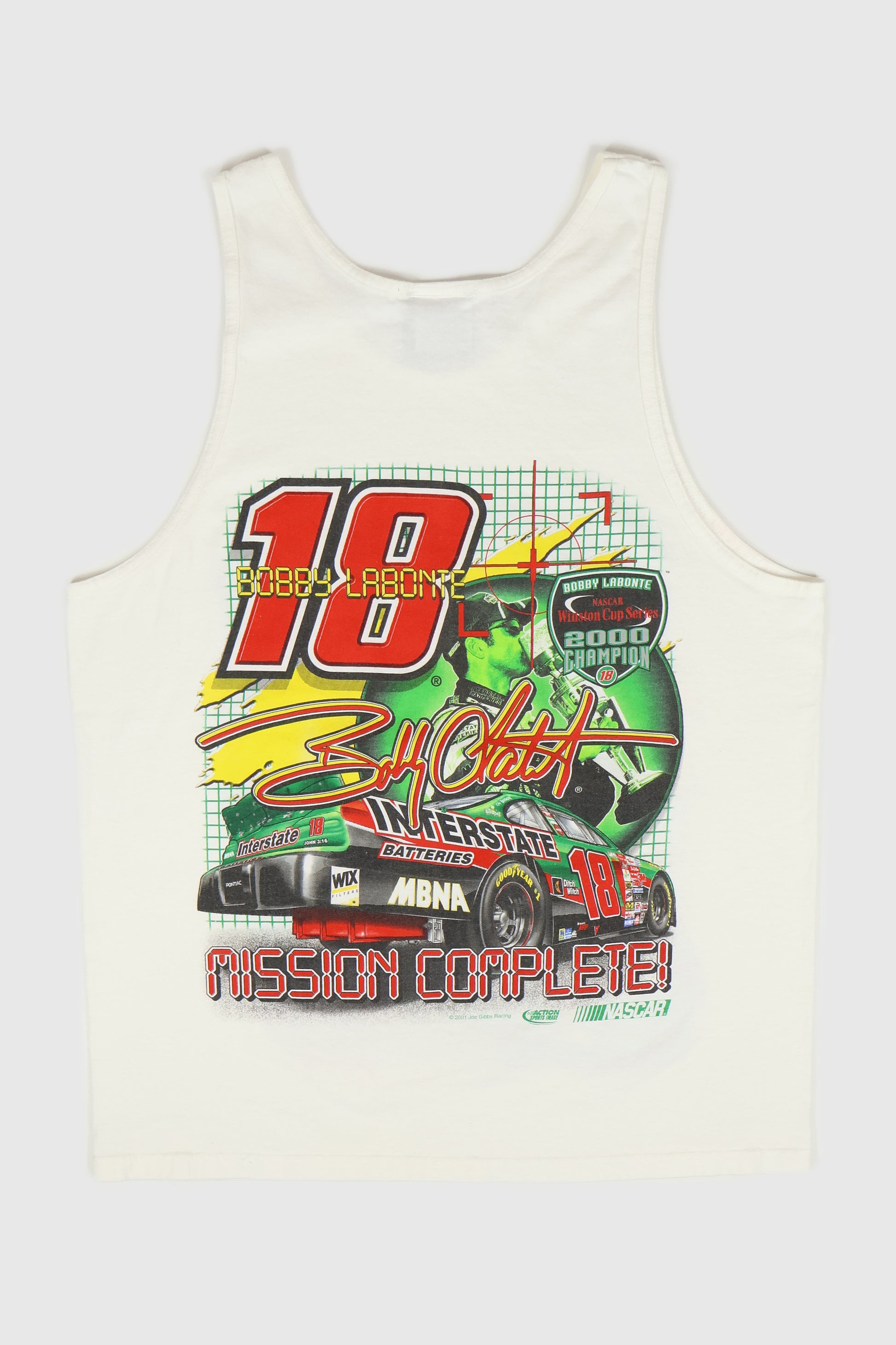 Vintage Bobby Labonte Tank Top Image 1