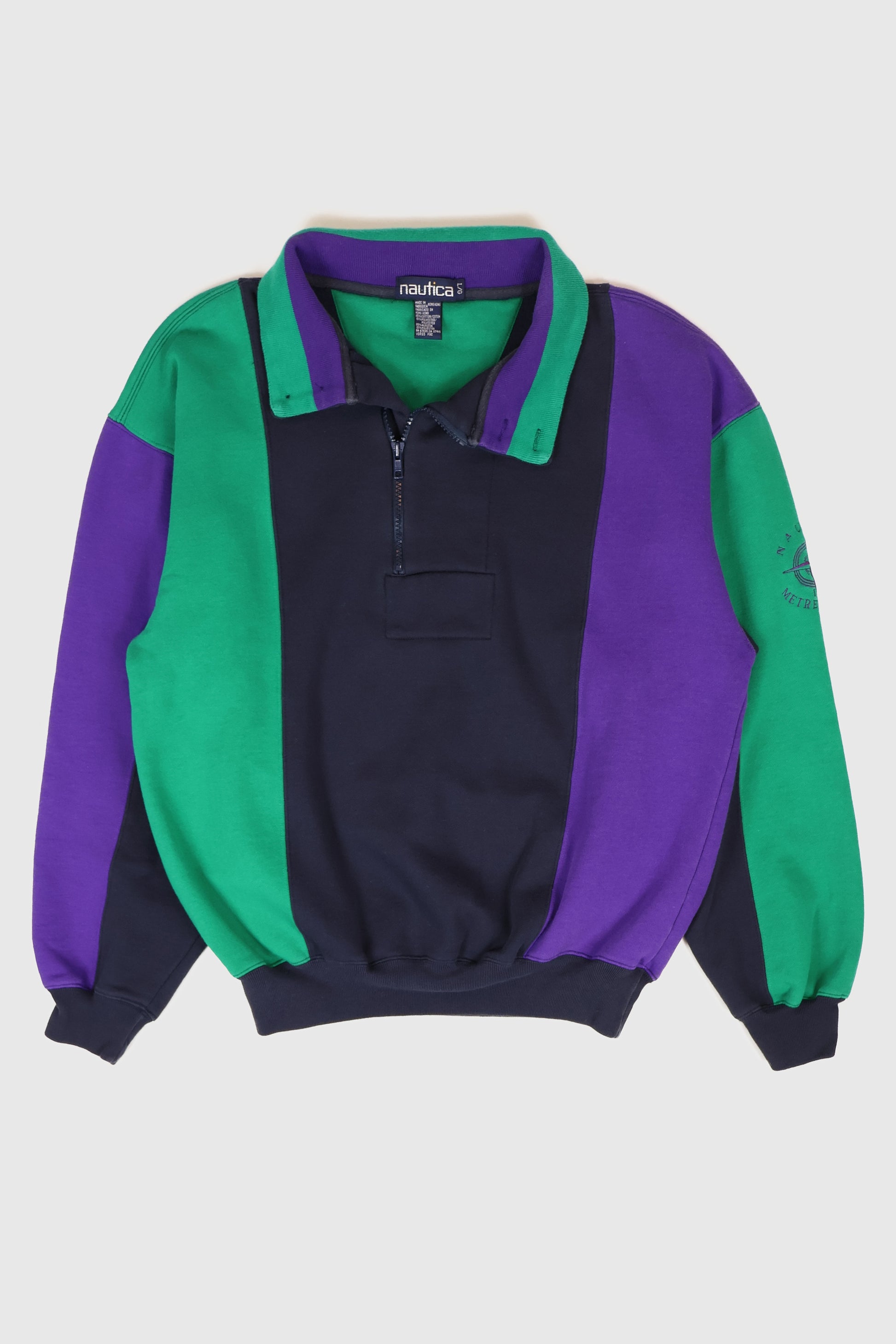 Vintage Nautica Quarter Zip Crewneck Image 0