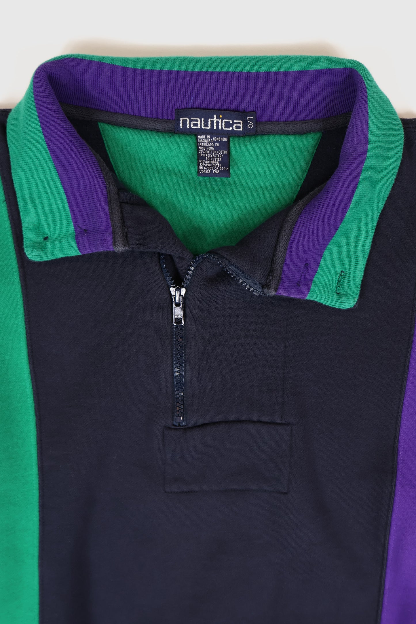 Vintage Nautica Quarter Zip Crewneck Image 3