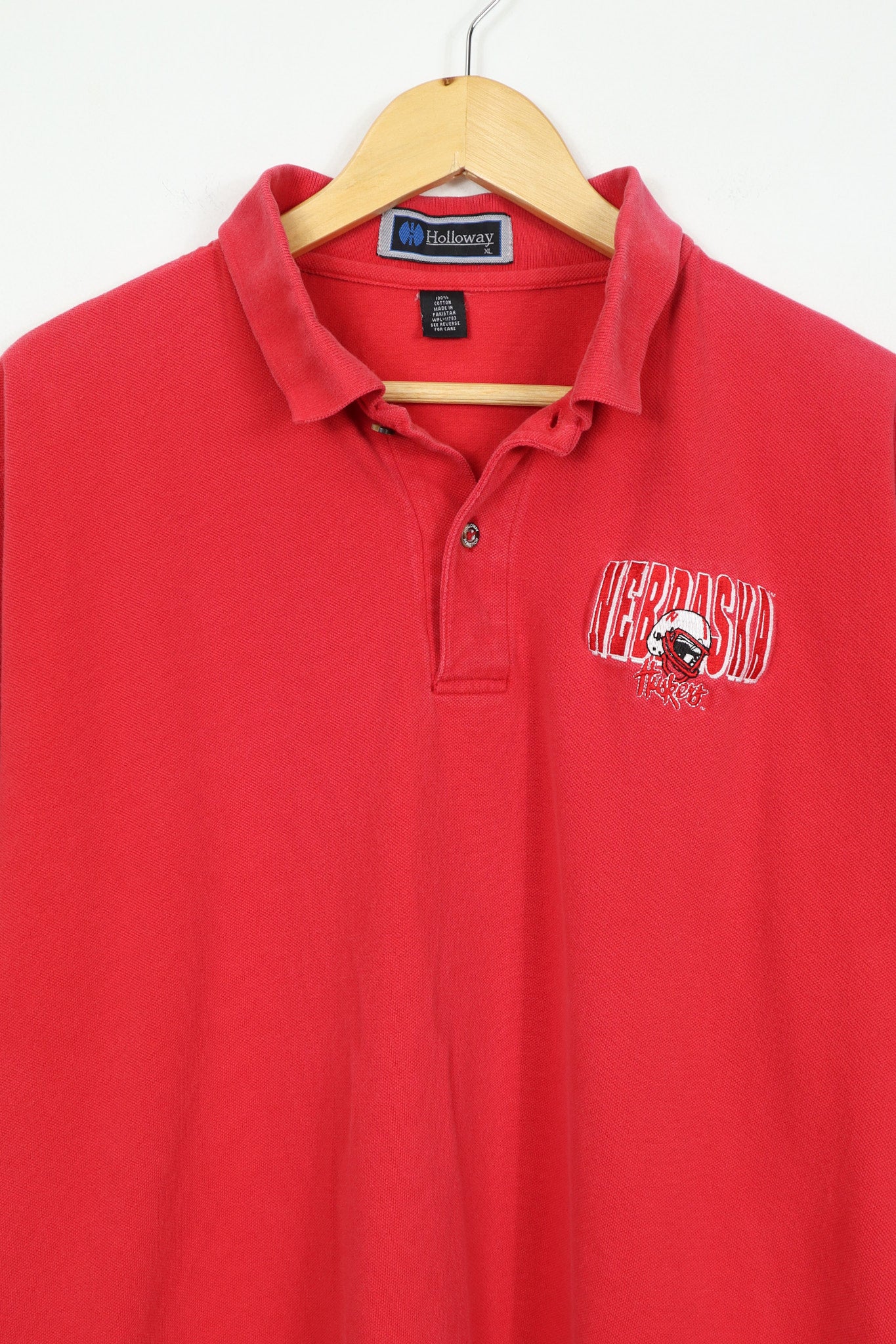 Vintage Nebraska Football Polo
