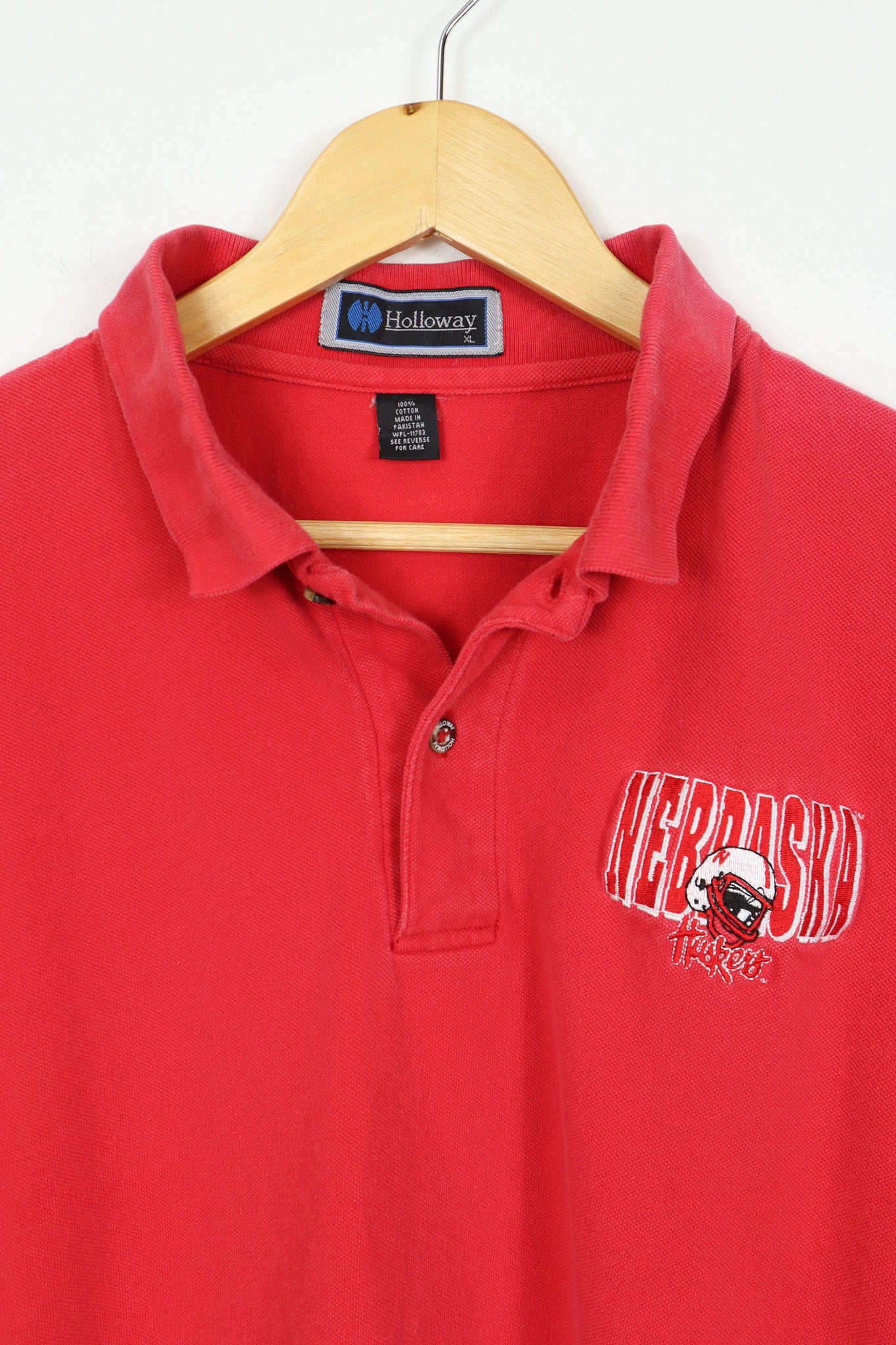 Vintage Nebraska Football Polo