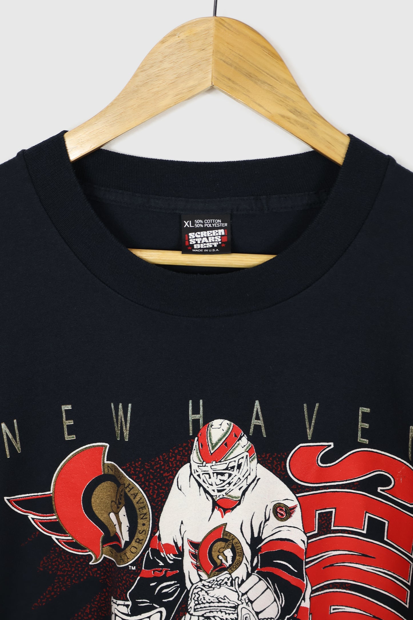 Vintage New Haven Senators Hockey Tee